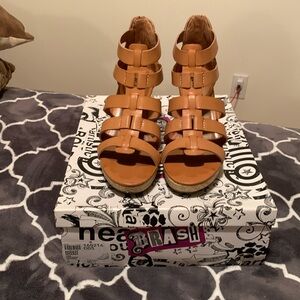 Ladies strappy wedge Sandal by Brash